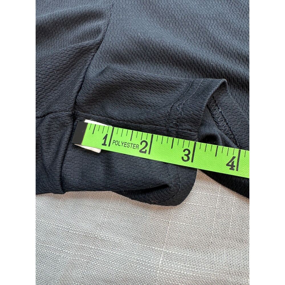 Champion Women's Large Black Athletic Shorts White Stripe 100% Polyester - Picture 5 of 7